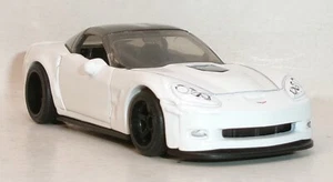 LOOSE 2021 MATCHBOX WHITE 2008 CHEVY CORVETTE ZR1 WHEEL SWAP REAL RIDERS - Picture 1 of 9
