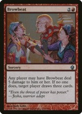 Browbeat FOIL Premium Deck Series: Fire and Lightning NM Uncommon CARD ABUGames