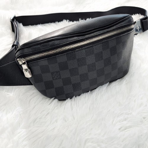 LOUIS VUITTON（LV） Louis Vuitton Damier borsa campus grafite nero