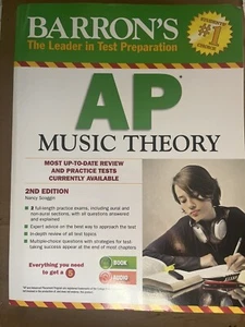 Barron's AP Music Theory with CD, 2nd Edition - Paperback - Picture 1 of 2