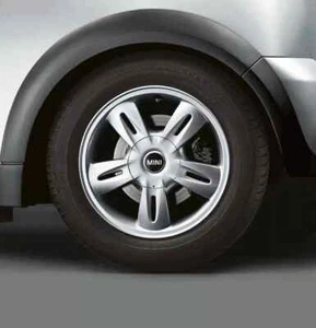 NEW MINI R50 R52 15" ALLOY WHEEL RIM CENTRE HUB CAP SILVER 36136764100 - Picture 1 of 3