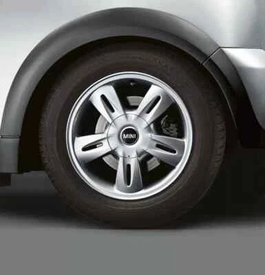 NEW MINI R50 R52 15" ALLOY WHEEL RIM CENTRE HUB CAP SILVER 36136764100 - Image 1 of 3