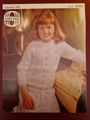 Sirdar - DK - Kinder Mädchen Pullover - Original Strickmuster - K172