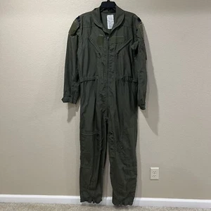 Military Coveralls Flyers CWU-27/P Type 1 Class 1 Sage Green Size 42 L Carter In - Picture 1 of 23