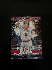 2022 Topps Pick The Game Call Your Shot To Win Mike Trout Card