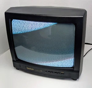 Vintage Retro Gaming TV - Symphonic ST413B - 13" CRT Television - WORKING GREAT - Picture 1 of 4