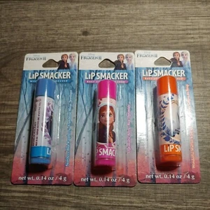 Disney Frozen 2 Lip Smacker Lippenbalsam Packung mit 3 Geschmacksrichtungen je 0,14 Oz Alter 6+ - Bild 1 von 1