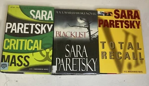 Lot of 3 A.V.I. Warshawski Novels By Sara Paretsky Hardcover Ex-Library Books: C - Picture 1 of 5