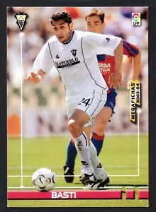 BASTI #17 ALBACETE BALOMPIE LIGA 2003-04 CROMO MEGAFICHAS PANINI 03/04 - Imagen 1 de 2
