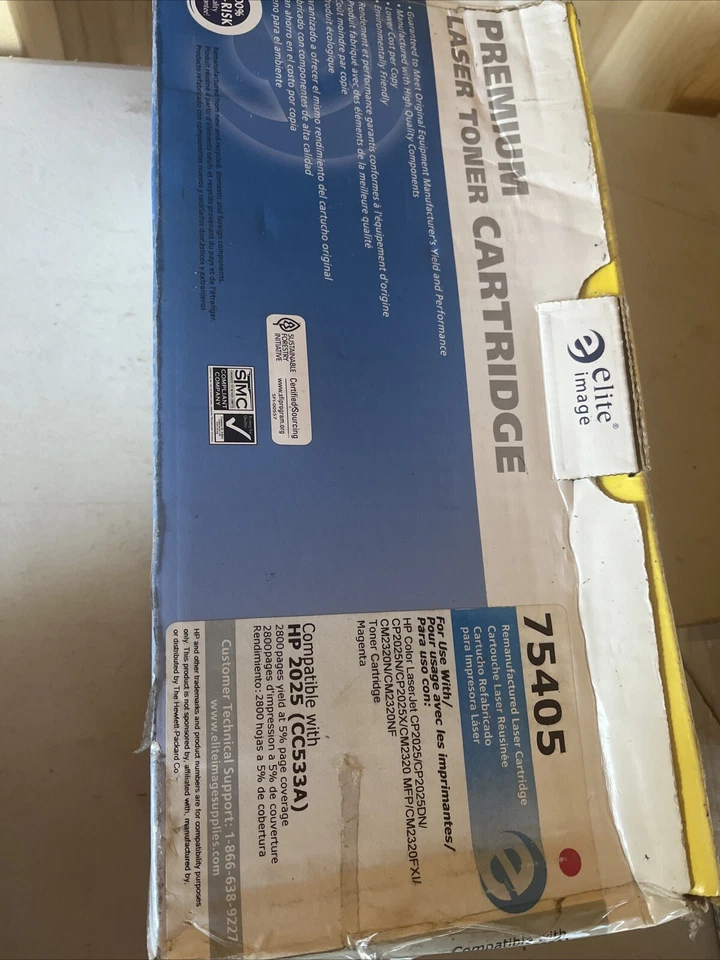 Elite Toner Cartridge 2800 Page Yield Magenta 75405 - Image 1 of 1