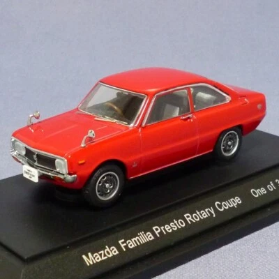 1/43 EBBRO MAZDA FAMILIA PRESTO CUPÉ GIRATORIO M10A ROJO DIECAST COCHE DE JUGUETE de Japón Foto 1 de 4
