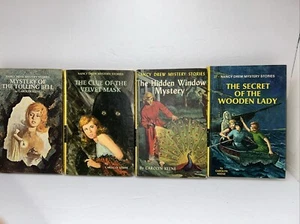 Vintage Nancy Drew Mystery Stories.  Books 23,27,30 And 34. Multiple Copyrights - Imagen 1 de 14