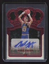 2021-22 Crown Royale Mark Eaton Autograph Red Die Cut /49 #CA-MFT Utah Jazz