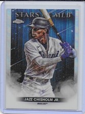 2022 Topps Series 1 Jazz Chisholm Jr SMLBC-10 Chrome Stars of MLB Insert Marlins