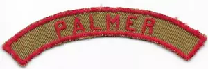Palmer 1929 - 1945 hellbraun und rot TRS Gemeinschaftsstreifen Pfadfinder Amerikas BSA - Bild 1 von 2