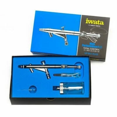 Iwata High Performance HP-BC1 Plus Siphon Feed Dual Action Airbrush, Model H5001 - Image 1 of 2