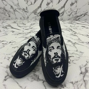 Men's Straye Ventura Black Fashion Slip-On Sneakers - Picture 1 of 6