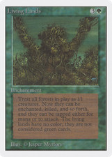 Living Lands x1 Unlimited Edition - VG/EX MTG- 4RCards