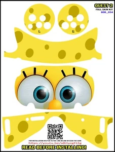 Bob_034 full wrap Skin kit that fits the Oculus Quest 2 with controller skins - Picture 1 of 1