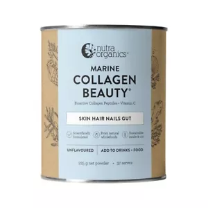 New Nutra Organics Marine Collagen Beauty 225g Unflavoured - Picture 1 of 1