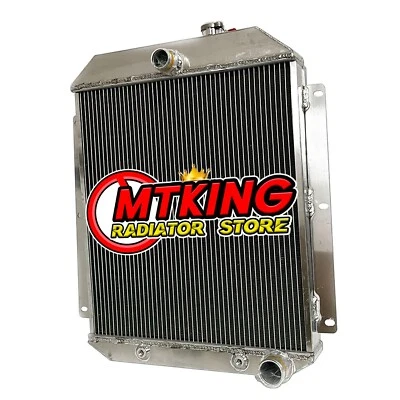 Radiador de aluminio para camioneta Chevy 1947-1954 1953 1949 1948 3100 3600 3800 Foto 1 de 4