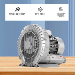 Aquakultur kommerzielle Luftpumpe Teich Luftgebläse für Aquarium Hydrokultur 370W - Bild 1 von 12