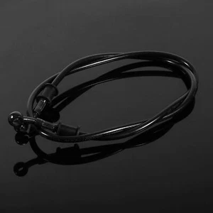 Hot Car 50cm Motorcycle Braided Steel Brake Clutch Oil Hose Line Pipe Black - Picture 1 of 6