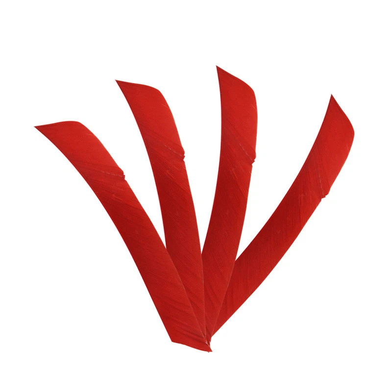 50X Archery Full Length Turkey Feather Vanes Left Wings Arrow Bow Fletches DIY - Image 1 of 4