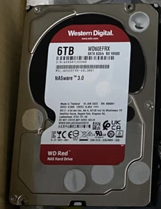 10x WD60EFAX Rosso SATA3,5" 5400 RPM 6TB Disco rigido interno NAS - Foto 1 di 2