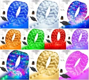 10' 20' 25' 50' 100' 150ft Outdoor LED Rope Light Water-Resistant Extend to 300' - Picture 1 of 97