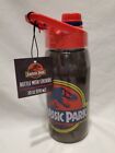 Jurassic Park T Rex Dinosaur Logo Drink Bottle w/ 30 Stickers Universal Studios