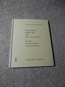 Libro: Der Spiritus Familiaris des Rosstucher, Annette von Droste-Hülshoff - Foto 1 di 6