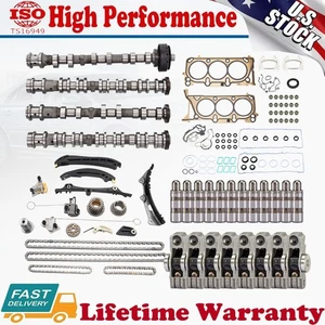 Camshaft Rocker Arms Lifters Gasket Seal Set Timing Kit For 16-24 Dodge Ram 3.6L - Foto 1 di 31