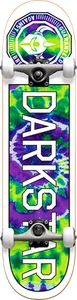 DARKSTAR TIMEWORKS SKATEBOARD COMPLETE 8.25 GREEN TIE DYE - Picture 1 of 1