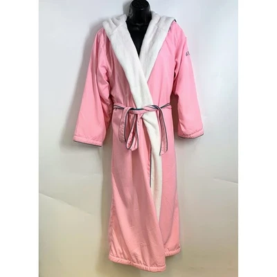 Bata con Capucha Rosa Truly Beauty Spa Albornoz Forrada de Felpa Acogedor Salón Talla Única Foto 1 de 4