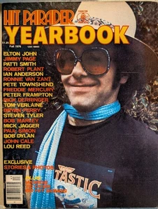 Hit Parader Magazine Yearbook Fall 1976 Elton John, Led Zeppelin, Queen, The Who - Picture 1 of 16