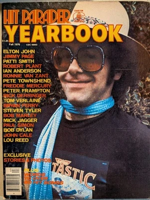 Hit Parader Magazine Yearbook Fall 1976 Elton John, Led Zeppelin, Queen, The Who - Image 1 of 4