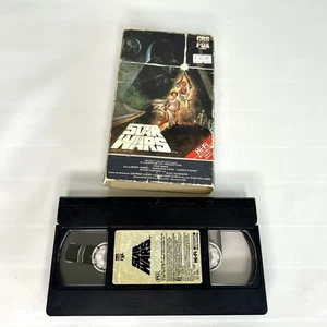 Star Wars VHS 1977 Rare 1984 Release CBS FOX Video Tape Hi-Fi Red Label - Bild 1 von 3