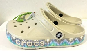 ZUECOS CROCS BAYABAND ESTUCO MULTI NUEVOS-MUJER 6 - Imagen 1 de 10