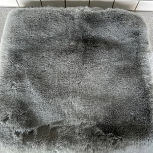 NEW! Pottery Barn Faux Fur Mink Pillow Cover 20" X 20" in Cloud (Blue) - Picture 1 of 6