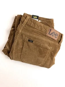 Lee Straight Mid-Rise Cord Jeans Damen 18M Glazed Ginger Neu mit Etikett - Bild 1 von 12