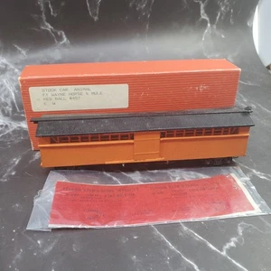 Red Ball 457 HO Ft Wayne Horse & Mule Car Craftsman Kit Assembled Unused Decal - Picture 1 of 13