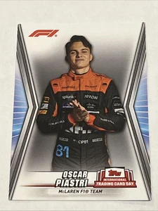 2023 Topps International Trading Card Day Formula 1 Base Oscar Piastri Rookie RC - Picture 1 of 2