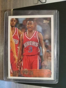 1996-97 Topps #171 Allen Iverson Rookie Card RC Philadelphia 76ers Sixers - Bild 1 von 2