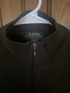 Lauren Ralph Lauren Damen Zip Jacke - Petites PM dunkelgrün Taschen Kragen - Bild 1 von 8