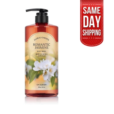 Jabón corporal romántico de jazmín nutritivo floral On The Body - 33,5 fl oz Foto 1 de 3