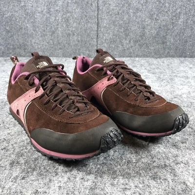 Zapatos para mujer The North Face talla 9,5 marrón rosa gamuza Vibram Trail Approach Foto 1 de 4