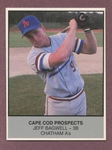 1988 BALLPARK CAPE CODE PROSPECTS JEFF BAGWELL #4 - CHATHAM A'S - MINT (2875) - Picture 1 of 2