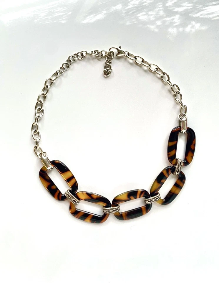 Collar Brighton Desert Sky Estampado Tortuga Resina Firmado/Sello/Logotipo Foto 1 de 3