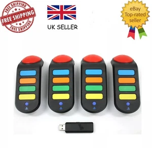 4 zumbadores inalámbricos Buzz Ps3 con dongle - Imagen 1 de 2